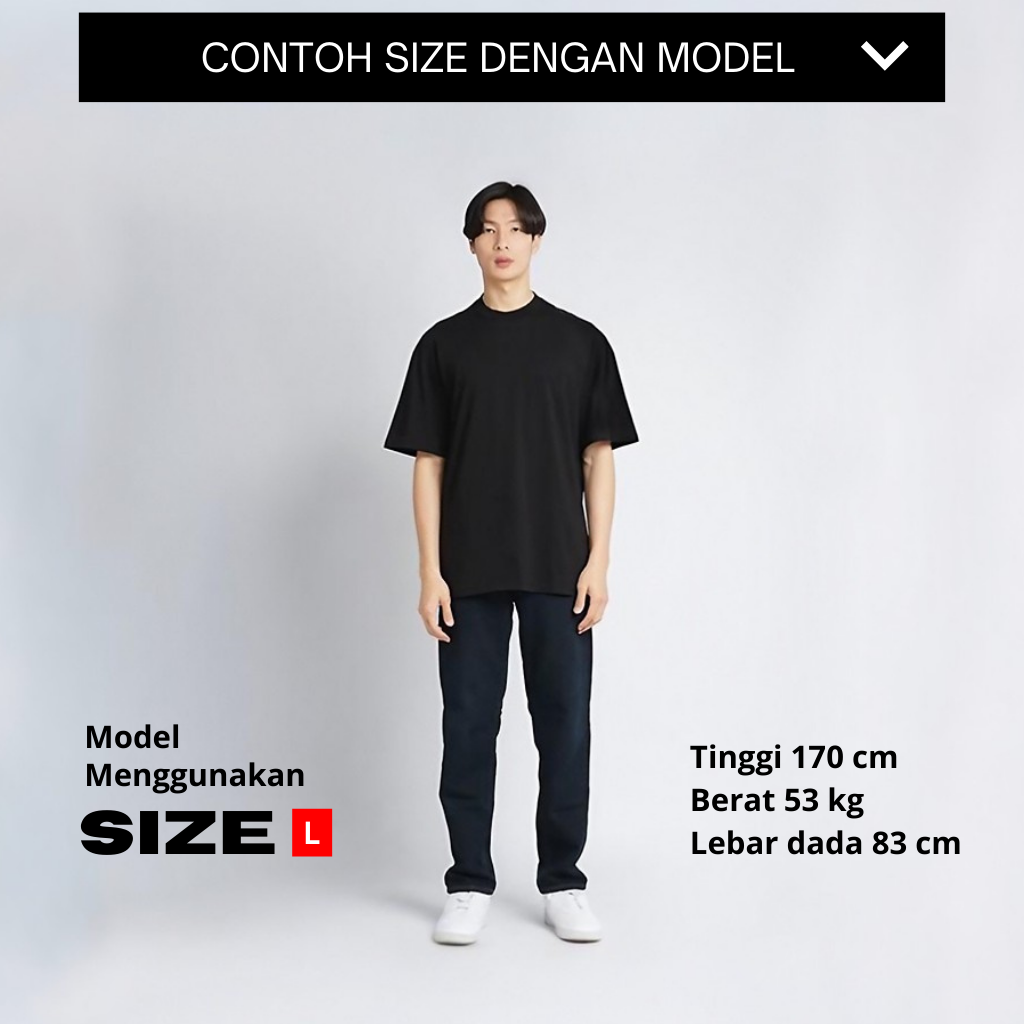 contoh size dengan model Ridiculous